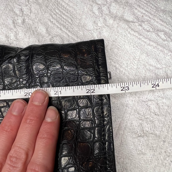 ModCloth Crocodile Rock Moto Faux Leather Jacket, size small in black, BNIB! - Picture 10 of 11